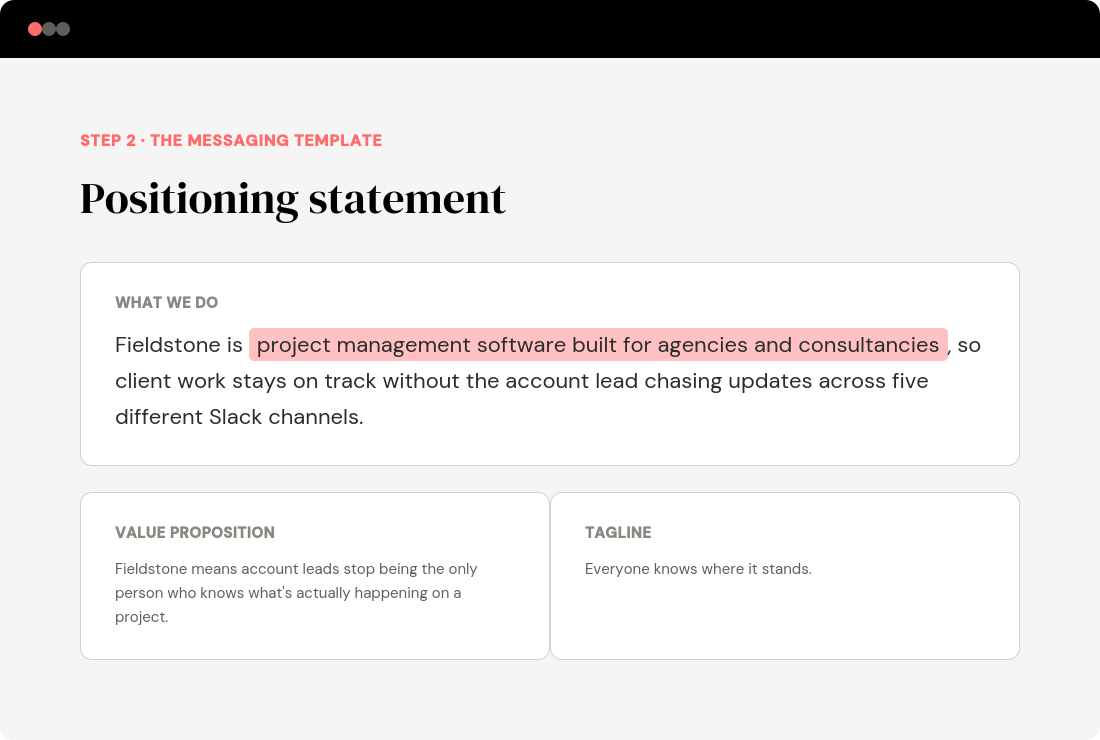 Free Messaging Template & Alignment Toolkit | AmpliStory