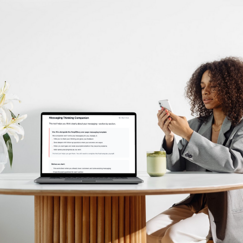 AmpliStory one-page messaging framework AmpliStory one-page messaging framework
